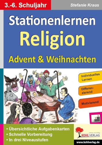 Kohls Stationenlernen Religion: Advent & Weihnachten von KOHL VERLAG Der Verlag mit dem Baum
