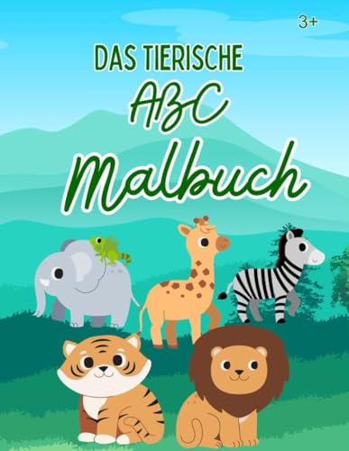Das tierische ABC Malbuch