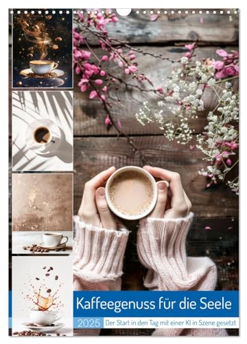 Kaffeegenuss für die Seele (Wandkalender 2025 DIN A3 hoch), CALVENDO Monatskalender von CALVENDO