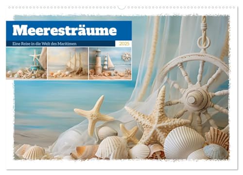 Meeresträume (Wandkalender 2025 DIN A2 quer), CALVENDO Monatskalender von CALVENDO
