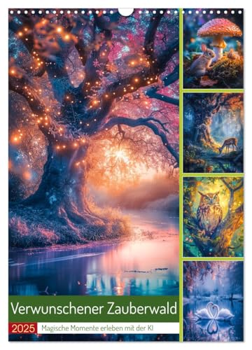 Verwunschener Zauberwald (Wandkalender 2025 DIN A3 hoch), CALVENDO Monatskalender von CALVENDO