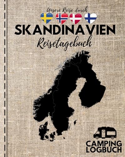 Unsere Reise durch SKANDINAVIEN | Reisetagebuch | Camping Logbuch: XXL-Version mit 176 vorgefertigten Seiten (Skandinavien Reisetagebücher zum Ausfüllen) Unsere Reise durch SKANDINAVIEN | Reisetagebuch | Camping Logbuch: XXL-Version mit 176 vorgefertigten Seiten (Skandinavien Reisetagebücher zum Ausfüllen)