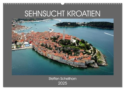 SEHNSUCHT KROATIEN (Wandkalender 2025 DIN A2 quer), CALVENDO Monatskalender