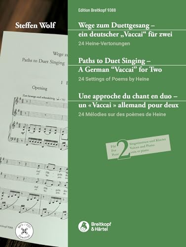 Wege zum Duettgesang - ein deutscher "Vaccai" für zwei - EB 9388