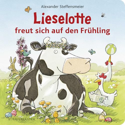 Lieselotte freut sich auf den Frühling: Pappbilderbuch über Ostern ab 2