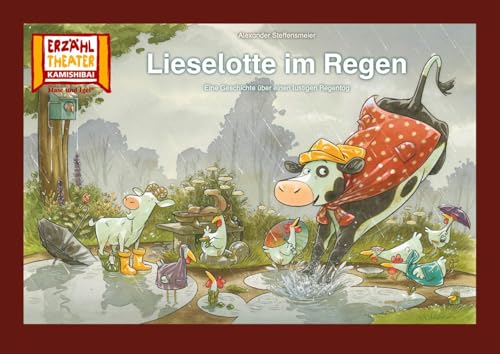 Lieselotte im Regen / Kamishibai Bildkarten: 12 Bildkarten für das Erzähltheater von Hase und Igel Verlag
