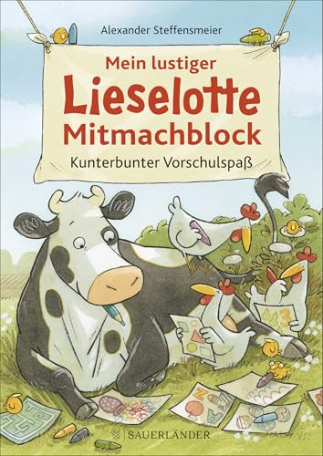 Mein lustiger Lieselotte Mitmachblock: Kunterbunter Vorschulspaß | Sinnvolle Beschäftigung mit Kuh Lieselotte: Mitmachbuch ab 4 Jahren Mein lustiger Lieselotte Mitmachblock: Kunterbunter Vorschulspaß | Sinnvolle Beschäftigung mit Kuh Lieselotte: Mitmachbuch ab 4 Jahren von FISCHERVERLAGE