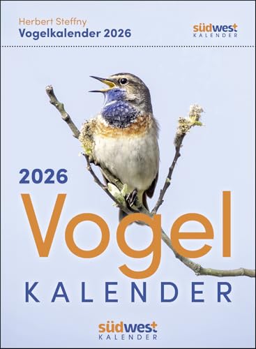 Vogelkalender 2026 - Tagesabreißkalender zum Aufstellen oder Aufhängen von Südwest Verlag