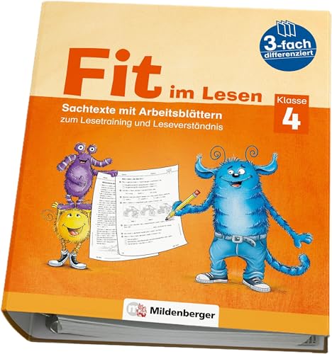 Fit im Lesen – Sachtexte, Klasse 4: Sachtexte mit Arbeitsblättern zum Lesetraining und Leseverständnis (Fit im Lesen: Erzähl- und Sachtexte)