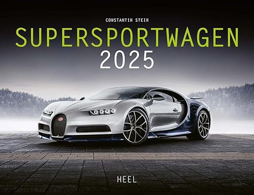 Supersportwagen Kalender 2025: Eintragkalender Supercars Sportwagen Wandkalender