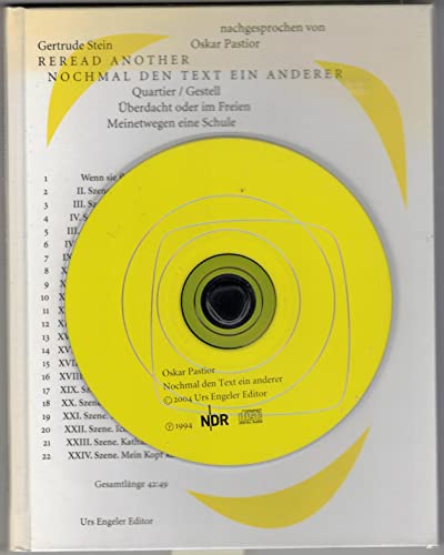 Reread Another. A Play /Nochmal der Text ein anderer: Prod. d. Hörfass. durch d. Norddt. Rundfunk 1994. ca. 43 Min.. Engl.-Dtsch.