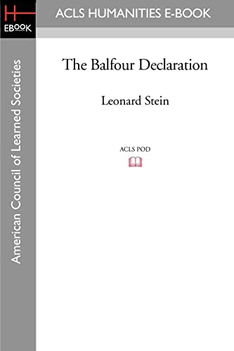 The Balfour Declaration von ACLS History E-Book Project