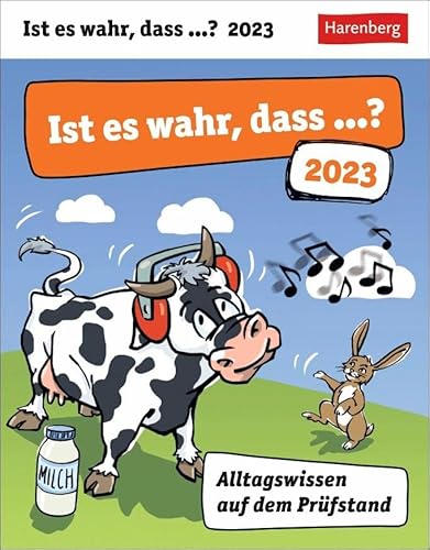 Ist es wahr, dass...? Tagesabreißkalender 2023. Interessanter Tischkalender mit täglichem Alltags-Wissen. Tageskalender über populäre Irrtümer. ... Aufstellen.: Alltagswissen auf dem Prüfstand