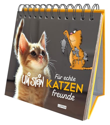 Uli Stein für Tierfreunde: Für echte Katzenfreunde: Tischaufsteller für Katzenfans mit witzigen Cartoons und stilvollen Fotos von Lappan Verlag