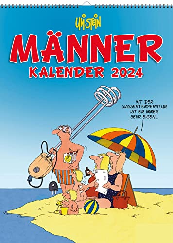 Uli Stein Männer Kalender 2024: Monatskalender für die Wand: Terminplaner für Freunde (Uli Stein Kalender 2024)