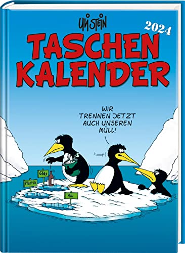 Uli Stein Taschenkalender 2024: Praktischer Terminplaner mit viel Platz zum Eintragen für unterwegs (Uli Stein Kalender 2024)