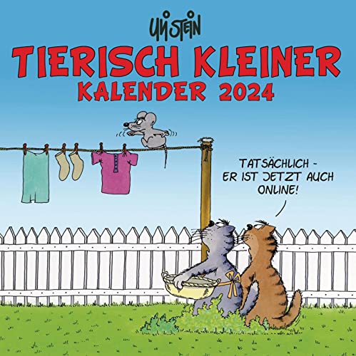 Uli Stein Tierisch kleiner Kalender 2024 für die Wand oder unterwegs: Praktischer Terminplaner (Uli Stein Kalender 2024)
