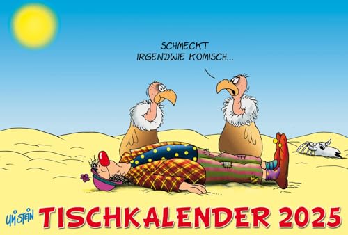 Uli Stein Tischkalender 2025: Monatskalender zum Aufstellen: Ideal für den Schreibtisch (Uli Stein Kalender 2025)