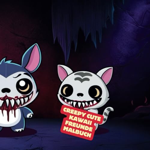 Creepy Cutes Malbuch Kawaii: Das ultimative Malbuch für alle, die Grusel und Kawaii lieben! von Independently published