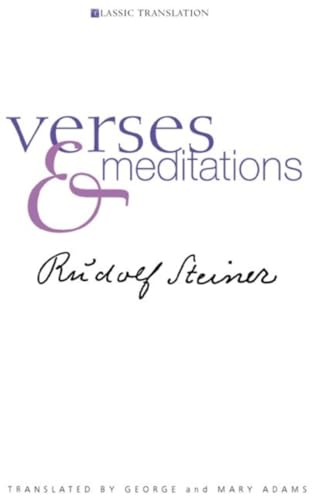 Verses And Meditations Collection (Classic Translations) von Rudolf Steiner Press