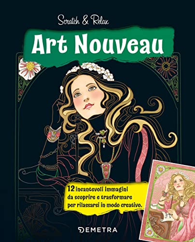 Art nouveau. Scratch & relax. Con bastoncino in bambù von Demetra