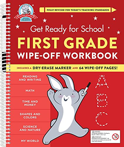 Get Ready for School: First Grade Wipe-Off Workbook von Workman Kids