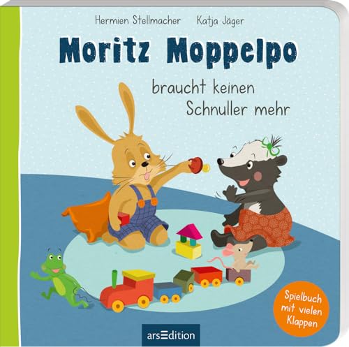 Moritz Moppelpo braucht keinen Schnuller mehr: Ein Spielbuch mit vielen Klappen | Der Klassiker zum Thema Schnullerentwöhnung für Kinder ab 24 Monaten von Ars Edition