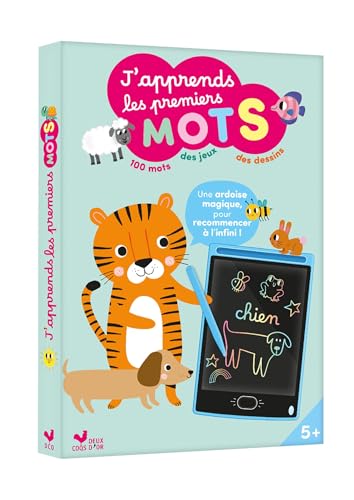 J'apprends les premiers mots - Ardoise magique: Avec 1 ardoise magique von DEUX COQS D OR