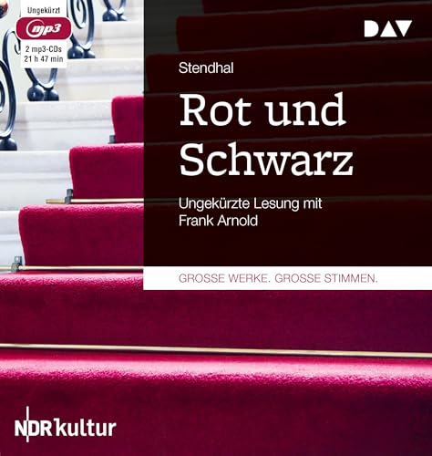 Rot und Schwarz: Ungekürzte Lesung mit Frank Arnold (2 mp3-CDs)