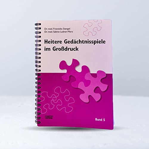 Heitere Gedächtnisspiele im Großdruck, Bd.5: Mit 24 Spielübungen (Heitere Gedächtnisspiele im Grossdruck) von Memo Verlag