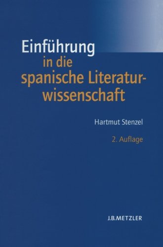 Einführung in die spanische Literaturwissenschaft