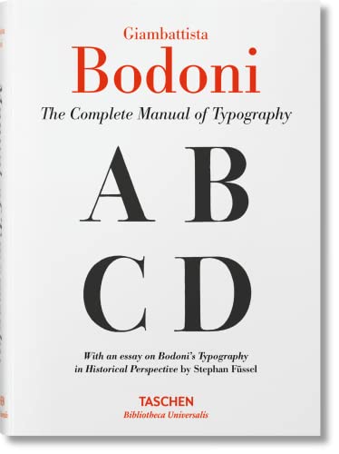 Giambattista Bodoni. Das vollständige Handbuch der Typografie