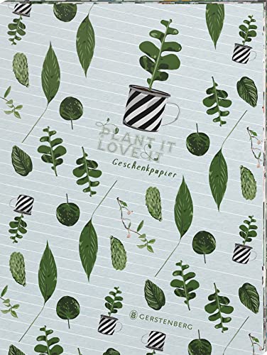 Plant it - Love it! Geschenkpapier-Heft Motiv Pflanzenkinder: 2 x 5 Bögen