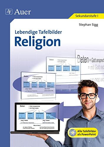 Lebendige Tafelbilder Religion: Alle Tafelbilder als PowerPoint auf der CD (5. bis 10. Klasse) von Auer Verlag i.d.AAP LW