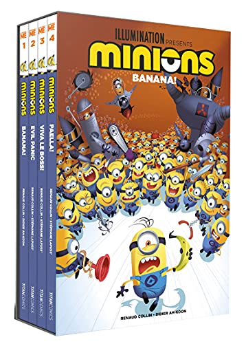 „Ich – Einfach Unverbesserlich“ Minions Banana Series Bände 1–4 Graphic Novel-Bücher-Sammelbox-Set