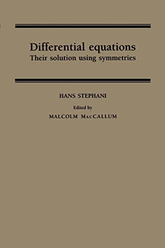 Differential Equations: Their Solution Using Symmetries