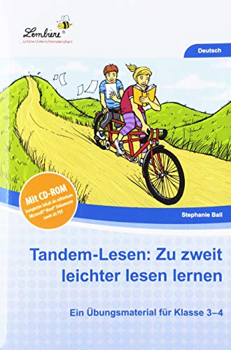 Tandem-Lesen: Zu zweit leichter lesen lernen: (3. und 4. Klasse): (Ein Übungsmaterial für 3. und 4. Klasse) - Print+ Mit editierbaren Seiten zum Download von Lernbiene Verlag GmbH