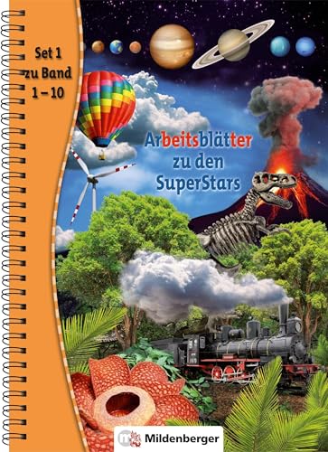 SuperStars: Arbeitsblätter, Set 1: Set 1 zu Band 1 bis 10 (Bestell-Nr. 2402-40 bis -49) von Mildenberger Verlag GmbH