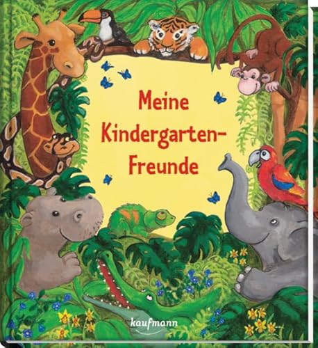 Meine Kindergarten-Freunde: Dschungel (Freundebuch für den Kindergarten und die Kita: Meine Kindergarten-Freunde für Mädchen und Jungen)