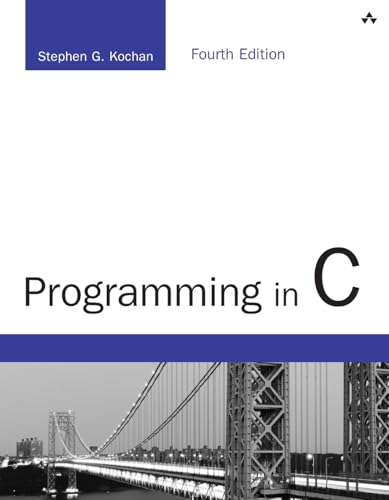 Programming in C (Developer's Library)