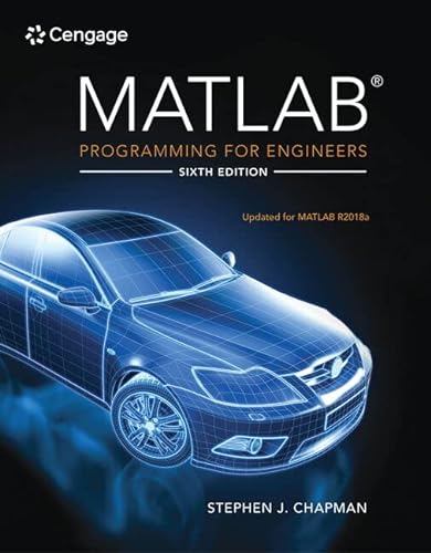 Matlab Programming for Engineers (Mindtap Course List) von Cengage Learning