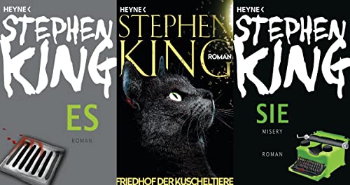 Es / Friedhof der Kuscheltiere / Sie von Stephen King + 1 exklusives Postkartenset Es / Friedhof der Kuscheltiere / Sie von Stephen King + 1 exklusives Postkartenset