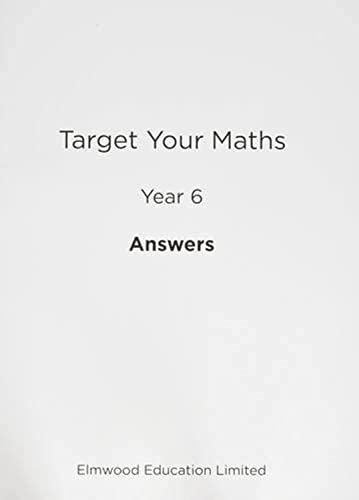 Target Your Maths Year 6 Answer Book von imusti