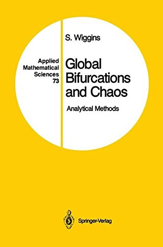 Global Bifurcations and Chaos: Analytical Methods (Applied Mathematical Sciences) von Springer