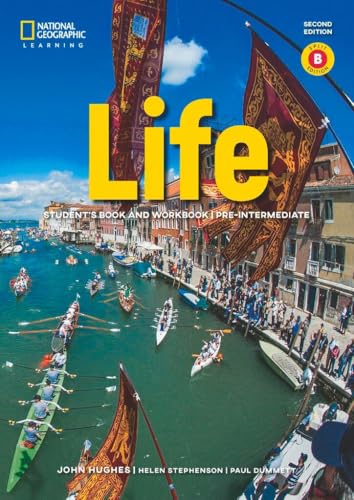 Life - Second Edition - A2.2/B1.1: Pre-Intermediate: Student's Book and Workbook (Combo Split Edition B) + Audio-CD + App - Unit 7-12 von National Geographic