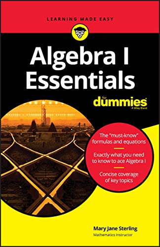 Algebra I Essentials For Dummies von For Dummies