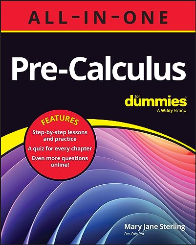Pre-Calculus All-in-One For Dummies: Book + Chapter Quizzes Online von For Dummies