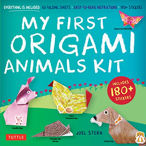 My First Origami Animals Kit: Everything Is Included: 60 Folding Sheets, Easy-to-read Instructions, 180+ Stickers von Tuttle Publishing