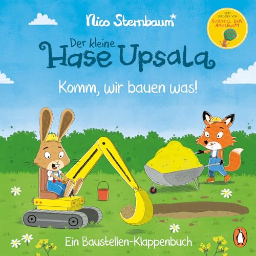Der kleine Hase Upsala – Komm, wir bauen was! – Ein Baustellen-Klappenbuch: Pappbilderbuch ab 2 Jahren mit großen Klappen Der kleine Hase Upsala – Komm, wir bauen was! – Ein Baustellen-Klappenbuch: Pappbilderbuch ab 2 Jahren mit großen Klappen von Penguin Junior