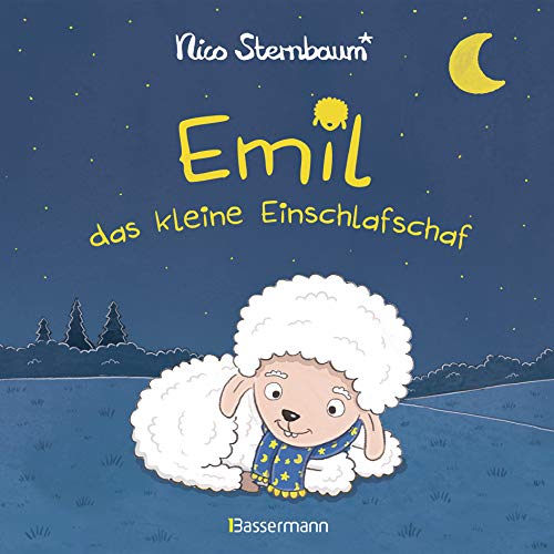 Emil das kleine Einschlafschaf. Eine Gutenachtgeschichte zum Vorlesen und Betrachten. Pappbilderbuch ab 18 Monaten. Vom Autor von "Schüttel den Apfelbaum"